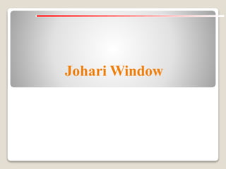 Johari Window
 