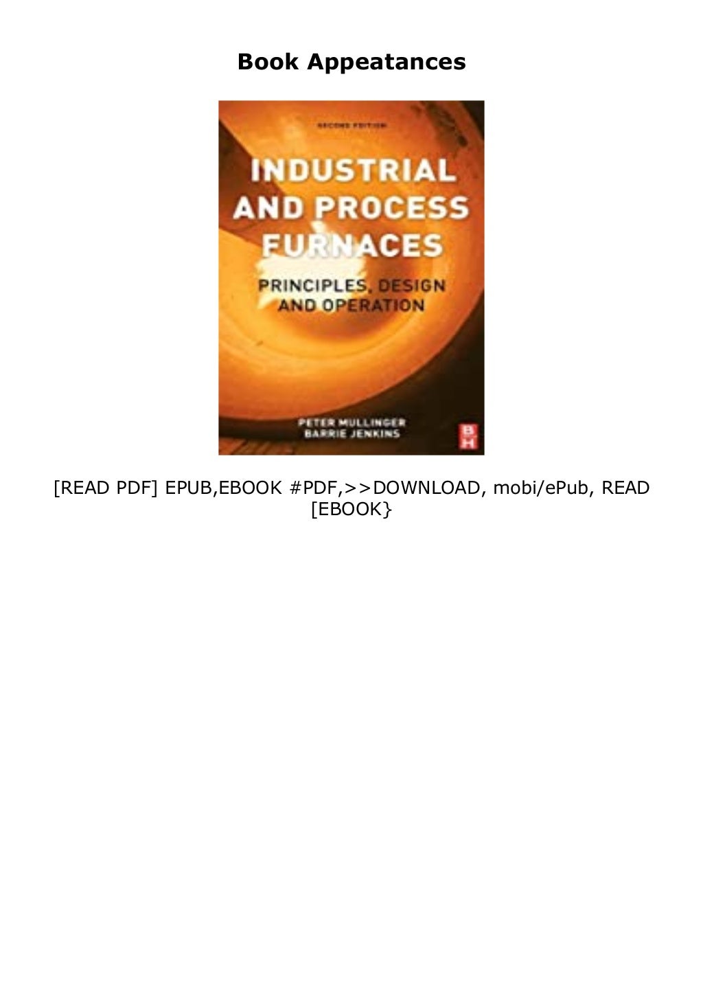 pdf_ Industrial and Process Furnaces Principles, Design and Operation