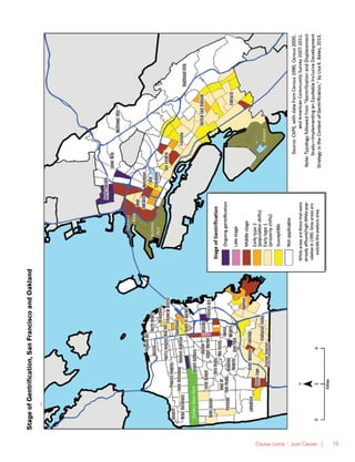 Causa Justa :: Just Cause | 15
StageofGentrification,SanFranciscoandOakland
 
