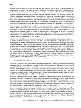 Educational Research and Innovation Back to the Future of Education FOUR OECD SCENARIOS FOR SCHOOLING