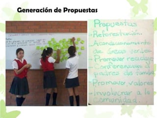 Generación de Propuestas
 
