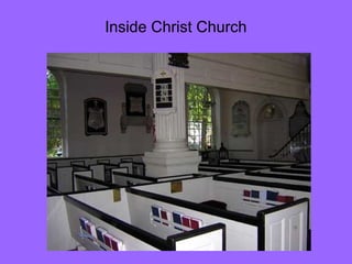 Inside Christ Church

 