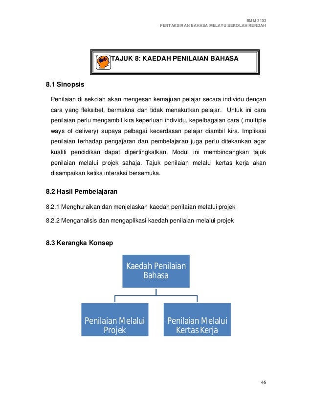 179100246 46594123-modul-bmm-3103-pentaksiran-bahasa 179100246 46594123-modul-bmm-3103-pentaksiran-bahasa