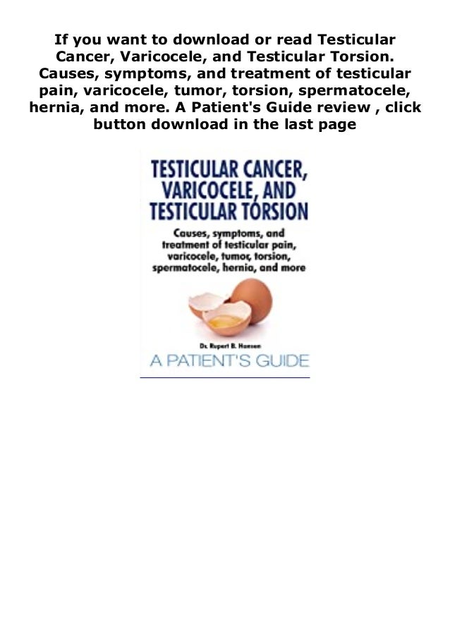 [download]_p.d.f Testicular Cancer, Varicocele, and Testicular Torsion