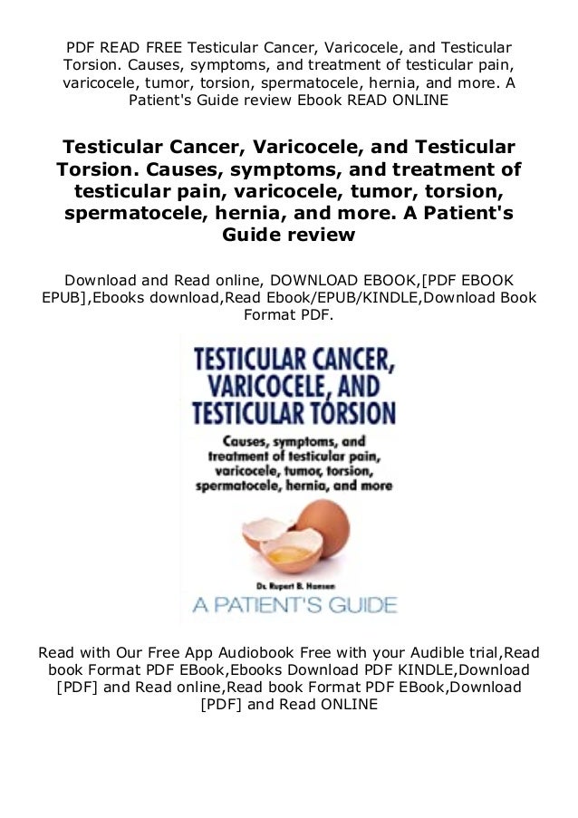 [download]_p.d.f Testicular Cancer, Varicocele, and Testicular Torsion