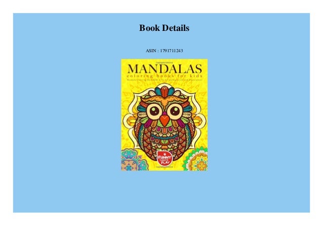 Download Download Mandala Coloring Book For Kids Fun Time Relaxation Mand
