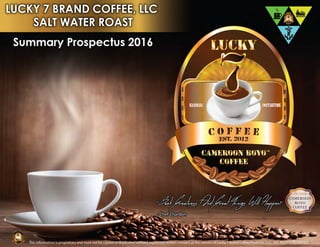 Lucky 7 Brand Coffee deck LinkedIn_2016.reduced