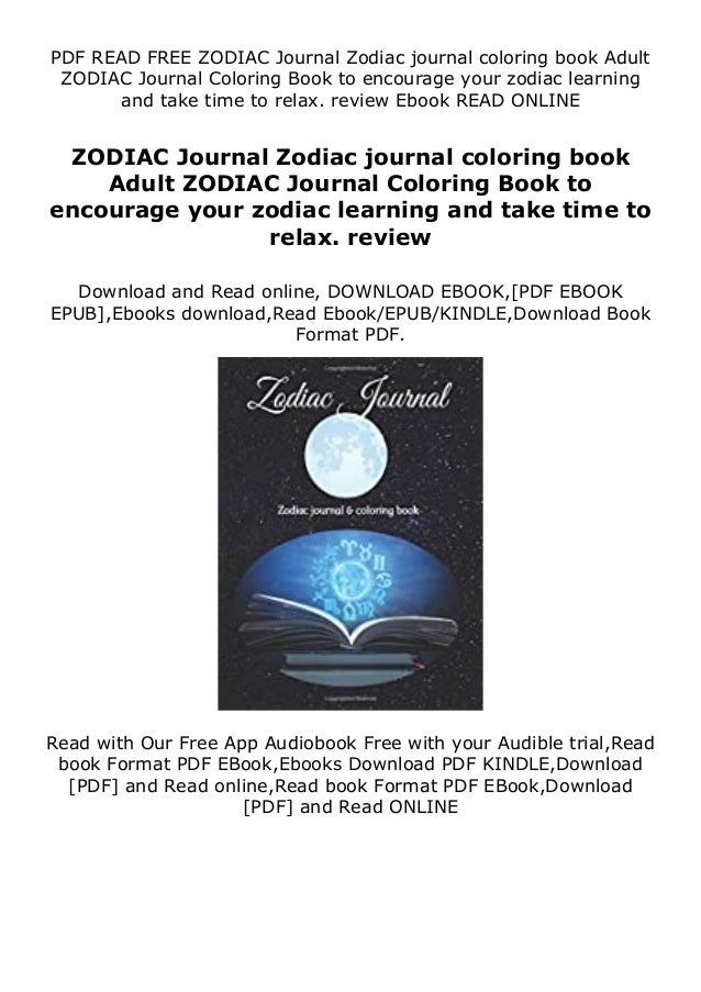 Download Populer Zodiac Journal Zodiac Journal Coloring Book Adult Zodiac Jou