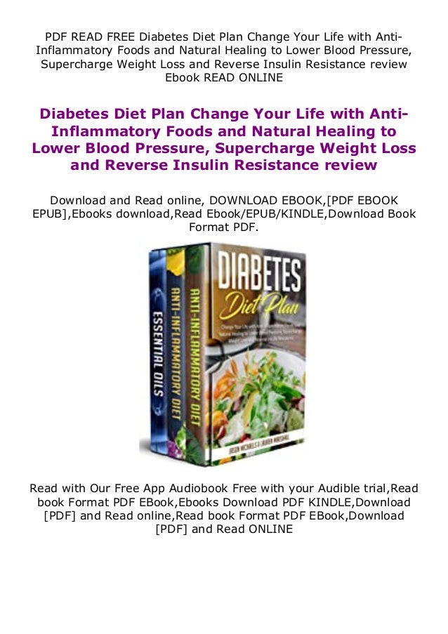Read Epub Diabetes Diet Plan Change Your Life With Anti Infla