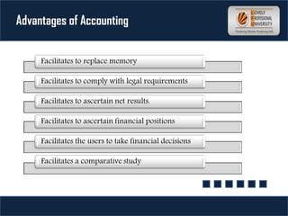 Advantages of Accounting
 