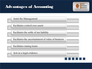 Advantages of Accounting
 