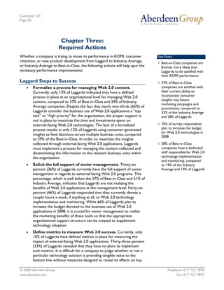Customer 2.0
Page 20




                          Chapter Three:
                         Required Actions
Whether a comp...