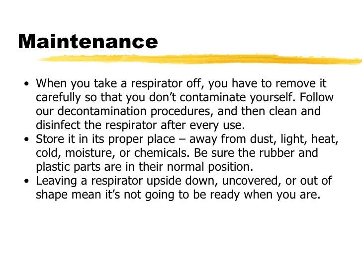 OSHA Respiratory Protection