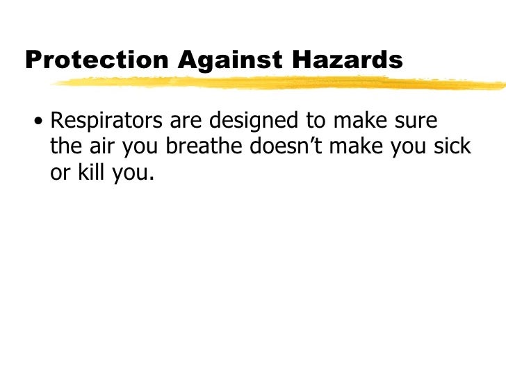 OSHA Respiratory Protection