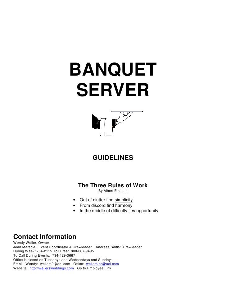 2006 BANQUET SERVER MANUAL 2006-banquet-server-manual