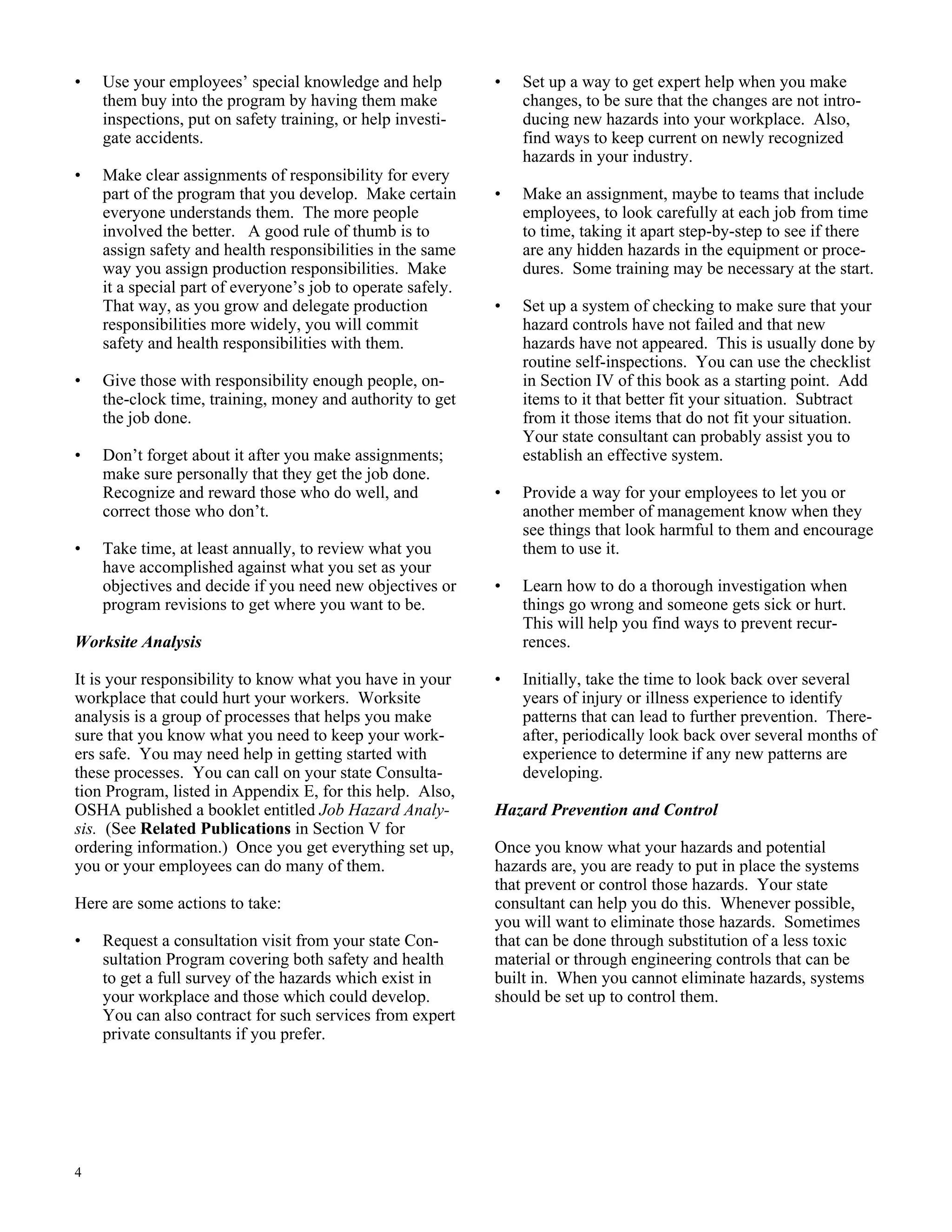 Osha for small business pdf