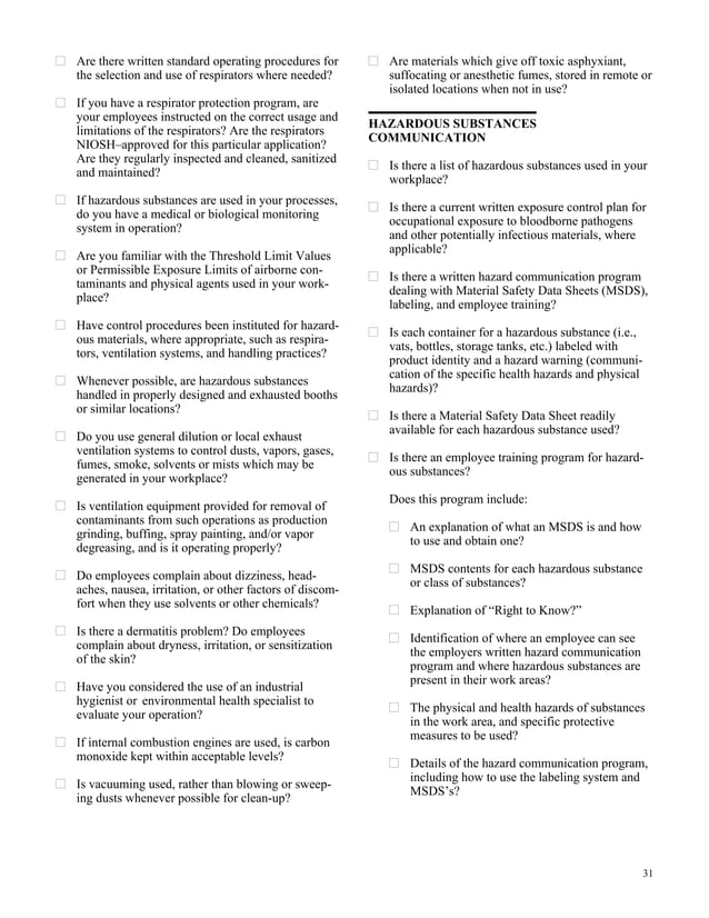 Osha for small business pdf