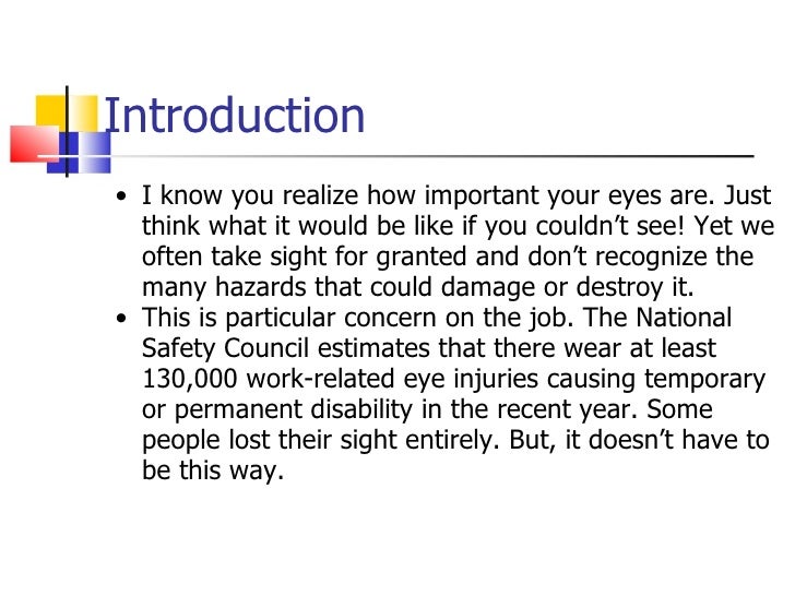 OSHA Eye and Face Protection