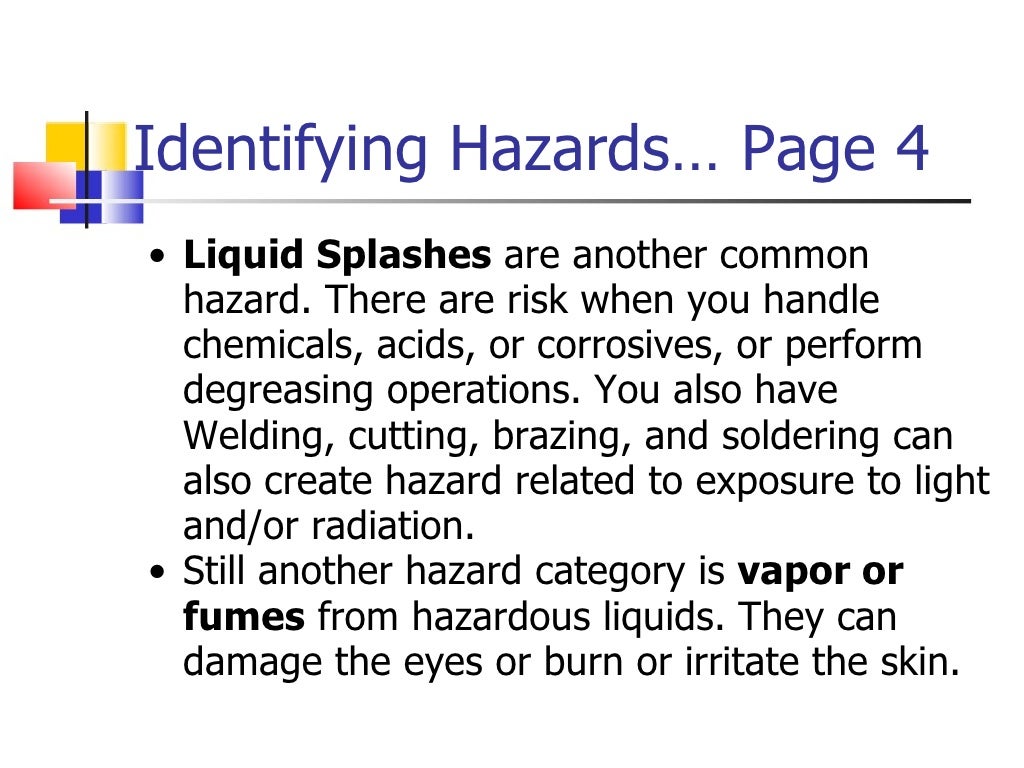 OSHA Eye and Face Protection