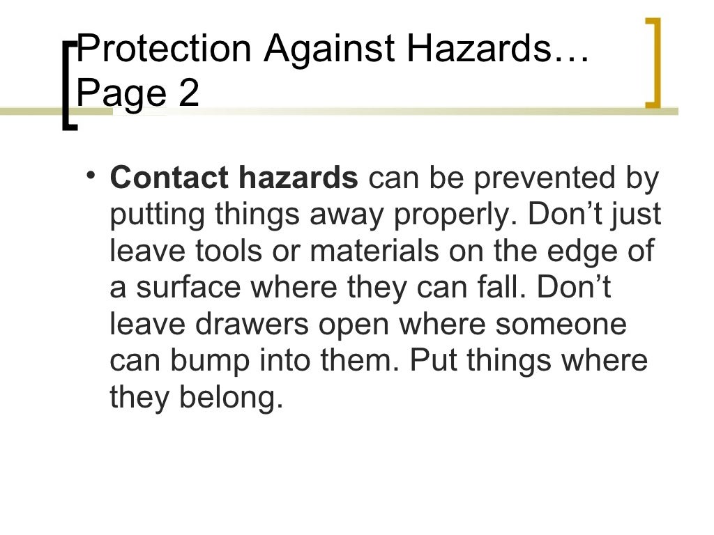 OSHA Good Housekeeping