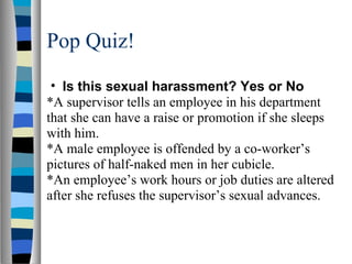 Harassment Powerpoint