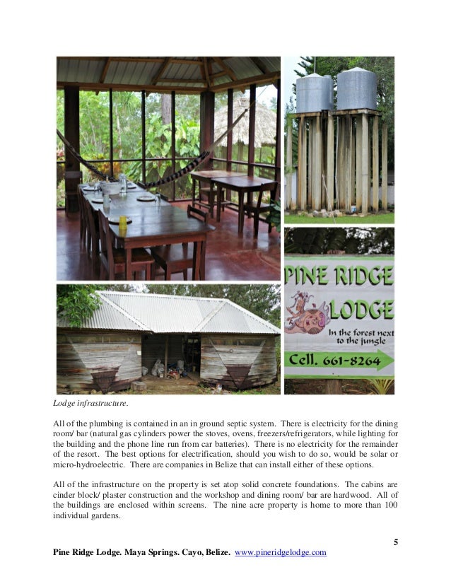 Pine Ridge Lodge Opportunity Report