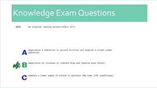 Knowledge Exam Questions
 