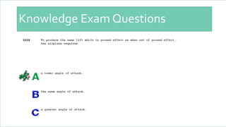 Knowledge Exam Questions
 