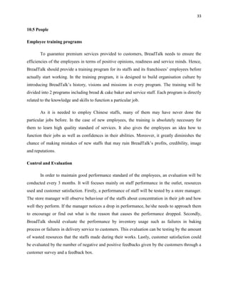 BreadTalk - Expansion in Mainland China | PDF