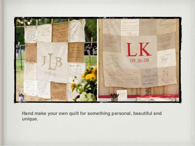 17 alternative wedding guest book ideas