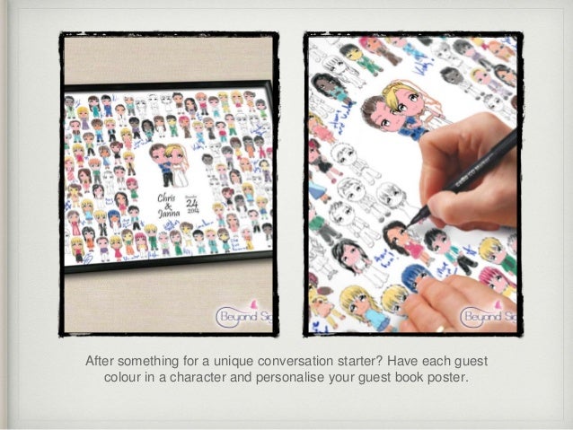wedding guest book photo