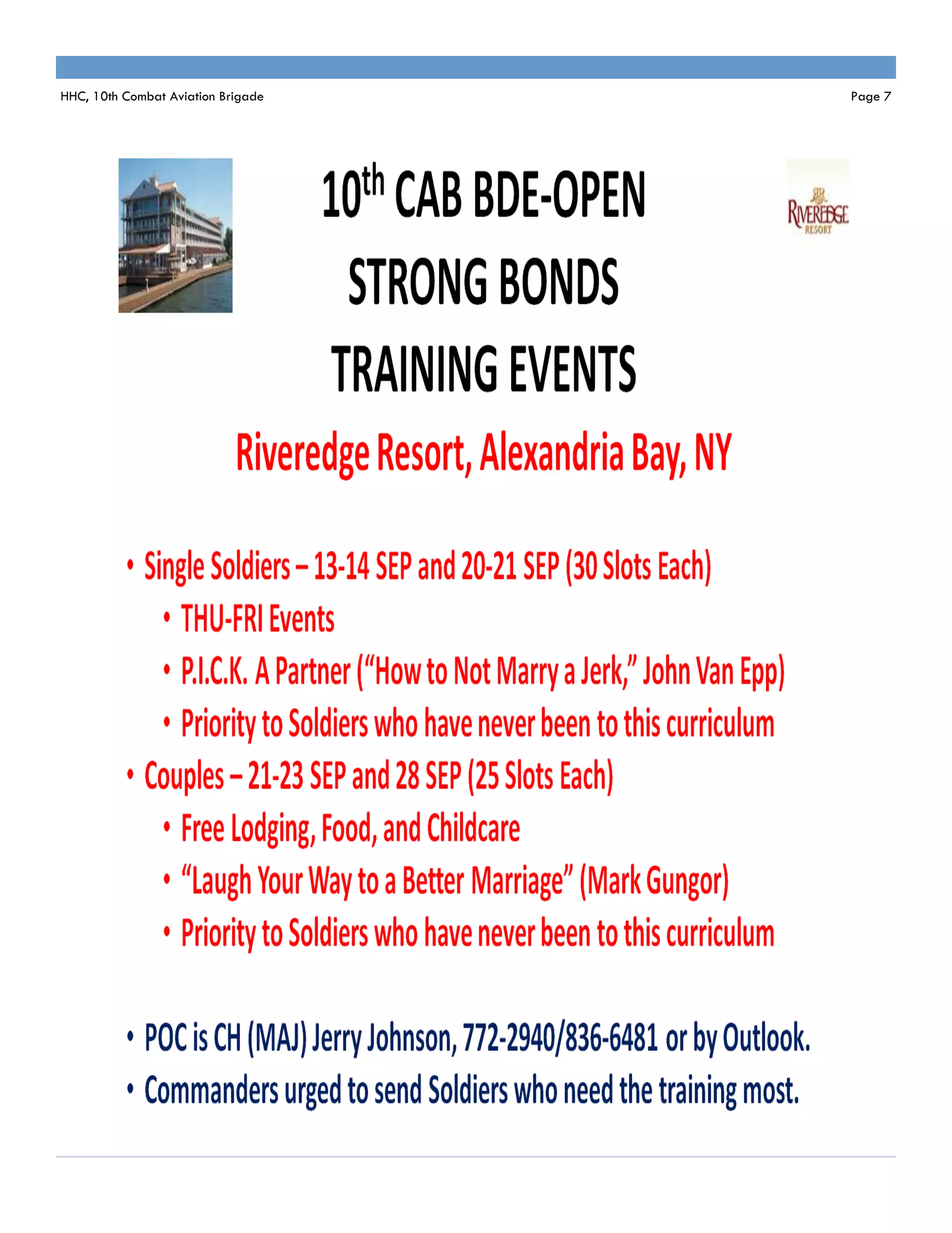 HHC, 10th Combat Aviation Brigade   Page 7
 