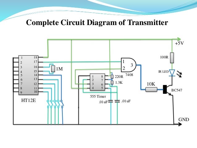 Ht12e Ht12d Encoder Decoder Ic