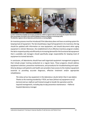 Laboratory Equipment Training | PDF