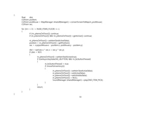 Appendix Code (Appendix_Codes) Game Programming Portfolio - Soobum Lee | PDF