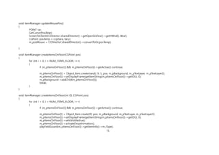 Programming Code Appendix (Appendix_Codes) Game Programming Portfolio - Soobum Lee | PDF