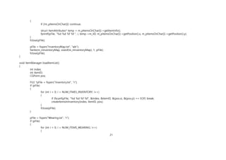 Appendix Code (Appendix_Codes) Game Programming Portfolio - Soobum Lee | PDF