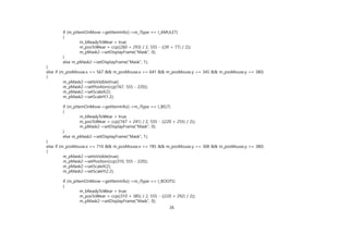 Programming Code Appendix (Appendix_Codes) Game Programming Portfolio - Soobum Lee | PDF