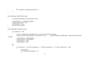 Programming Code Appendix (Appendix_Codes) Game Programming Portfolio - Soobum Lee | PDF