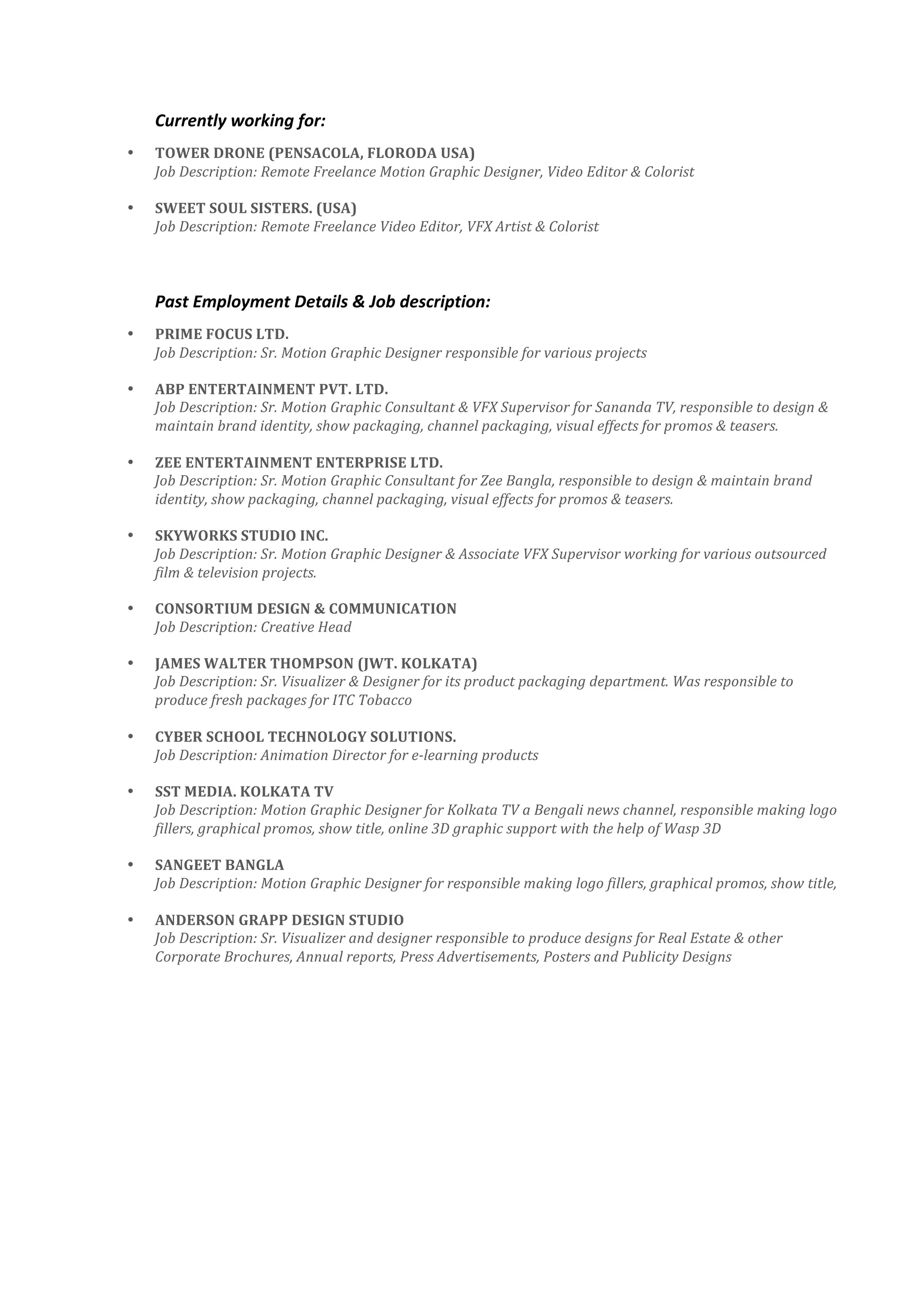 ABHISHEK KUNDU Latest Resume NOV 2015