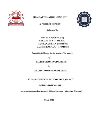 Home Bot Example Report smart home automation project report.pdf
