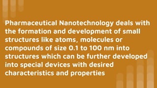 Nanotechnology in ocular drug delivery system | PPTX