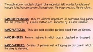 Nanotechnology in ocular drug delivery system | PPTX