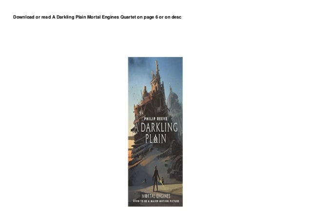 DL A Darkling Plain Mortal Engines Quartet buuk 2 dl a darkling plain mortal engines quartet buuk 1 638