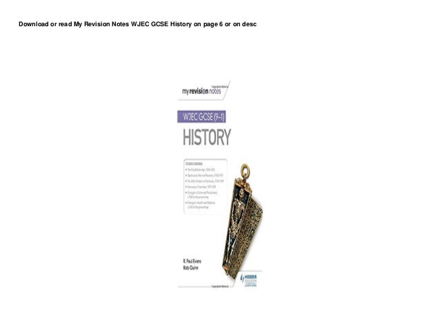 DL My Revision Notes WJEC GCSE History d00nl0d 2 dl my revision notes wjec gcse history d00nl0d 1 638