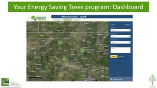 Your Energy Saving Trees program: Dashboard
 