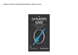 Download or read The C Players Guide 4th Edition on page 6 or on desc
 