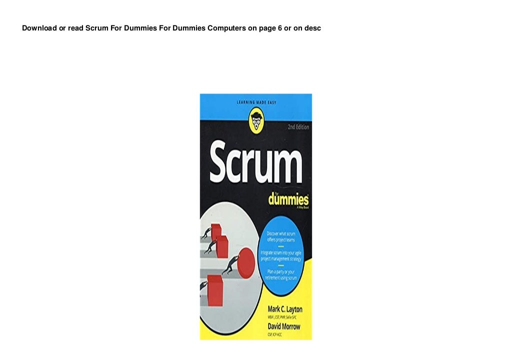 DL Scrum For Dummies For Dummies Computers pedeef