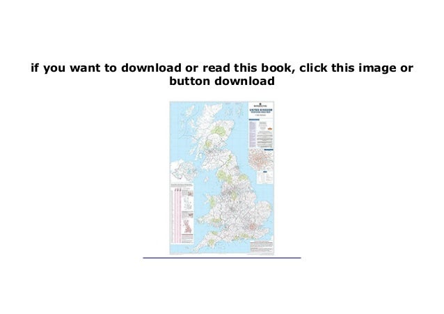 DL Postcode Area Map of The UK Laminated Wall Map pedeef