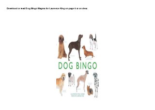 Download or read Dog Bingo Magma for Laurence King on page 6 or on desc
 